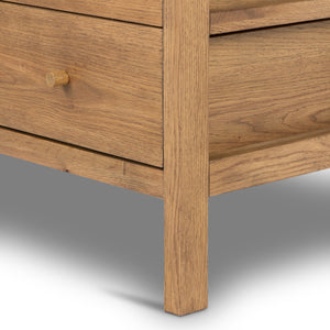 Meadow 5 Drawer Dresser In Tawny Oak