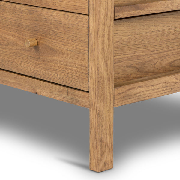 Meadow 5 Drawer Dresser In Tawny Oak