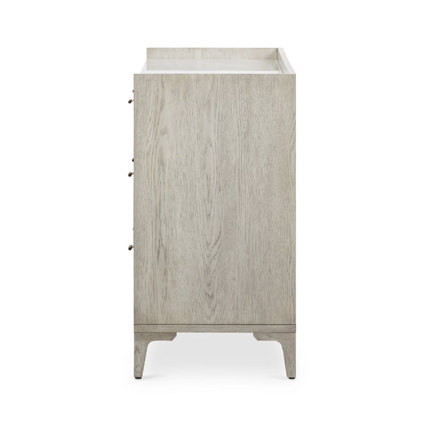 Viggo 6 Drawer Dresser In Vintage White Oak