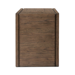 Henry Desk In Rustic Grey Veneer