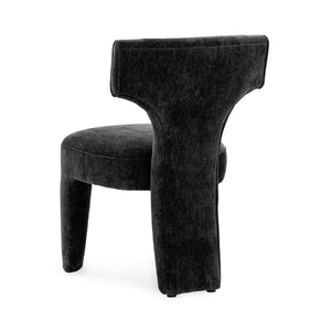 Khai Upholstered Dining Chair in Charcoal