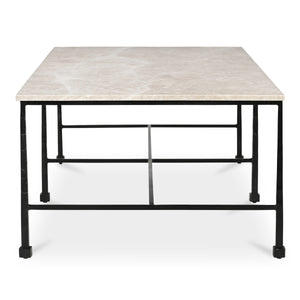River Coffee Table with Botticino Marble