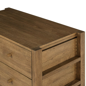 Meadow 5 Drawer Dresser In Tawny Oak