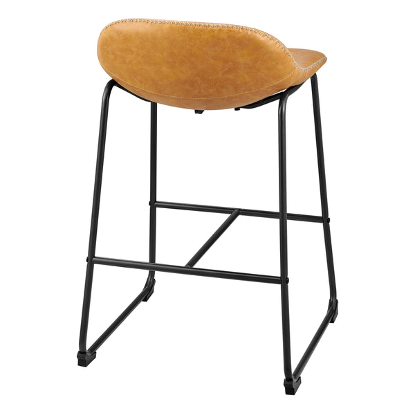 Leighton KD PU Counter Stool, Vintage Cedar