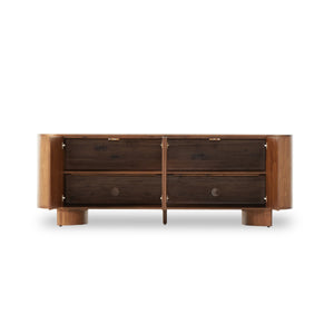 Paden Sideboard In Seasoned Brown Acacia