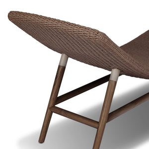 Portia Outdoor Chaise - Tanned Weave