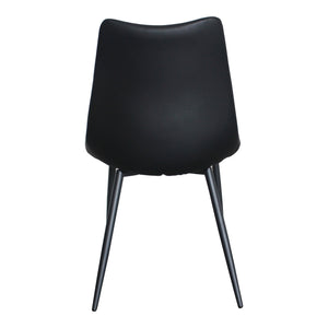 Moe's Alibi Dining Chair Matte Black Set of Two