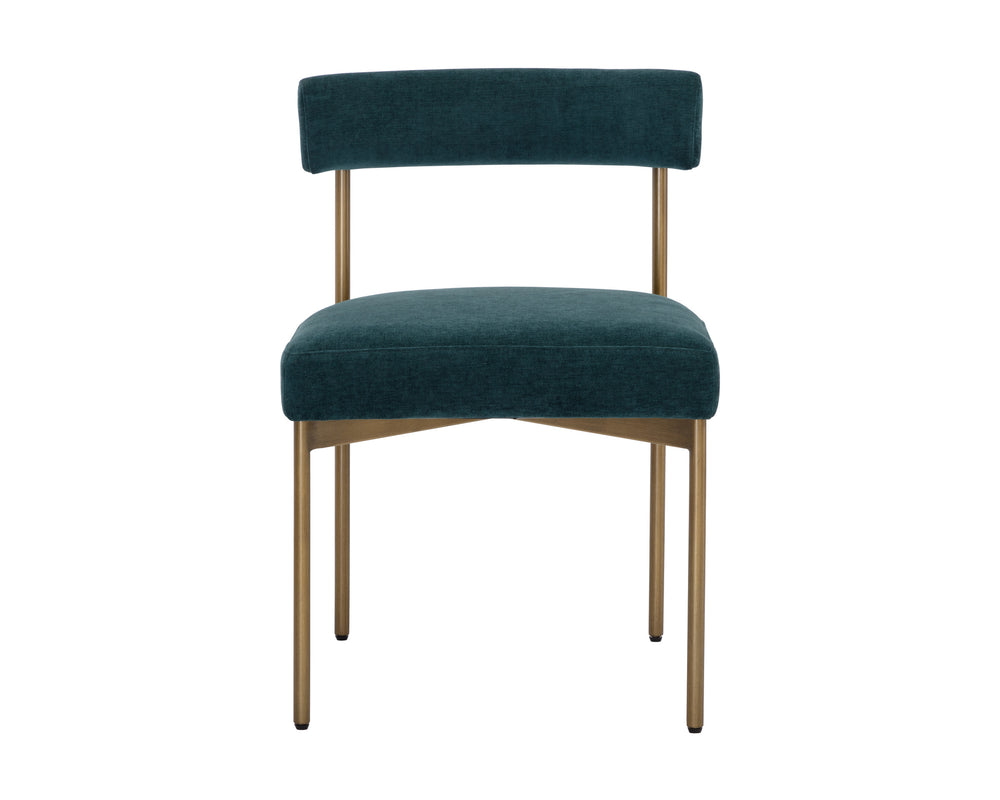 SENECA DINING CHAIR - ANTIQUE BRASS - DANNY TEAL