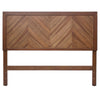 Piero Chevron Queen Headboard In Monterey Brown