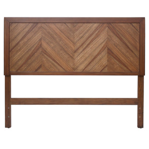 Piero Chevron Queen Headboard In Monterey Brown