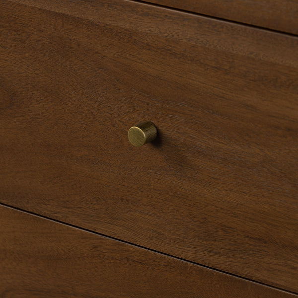 Sullivan 10 Drawer Dresser In Saddle Tan