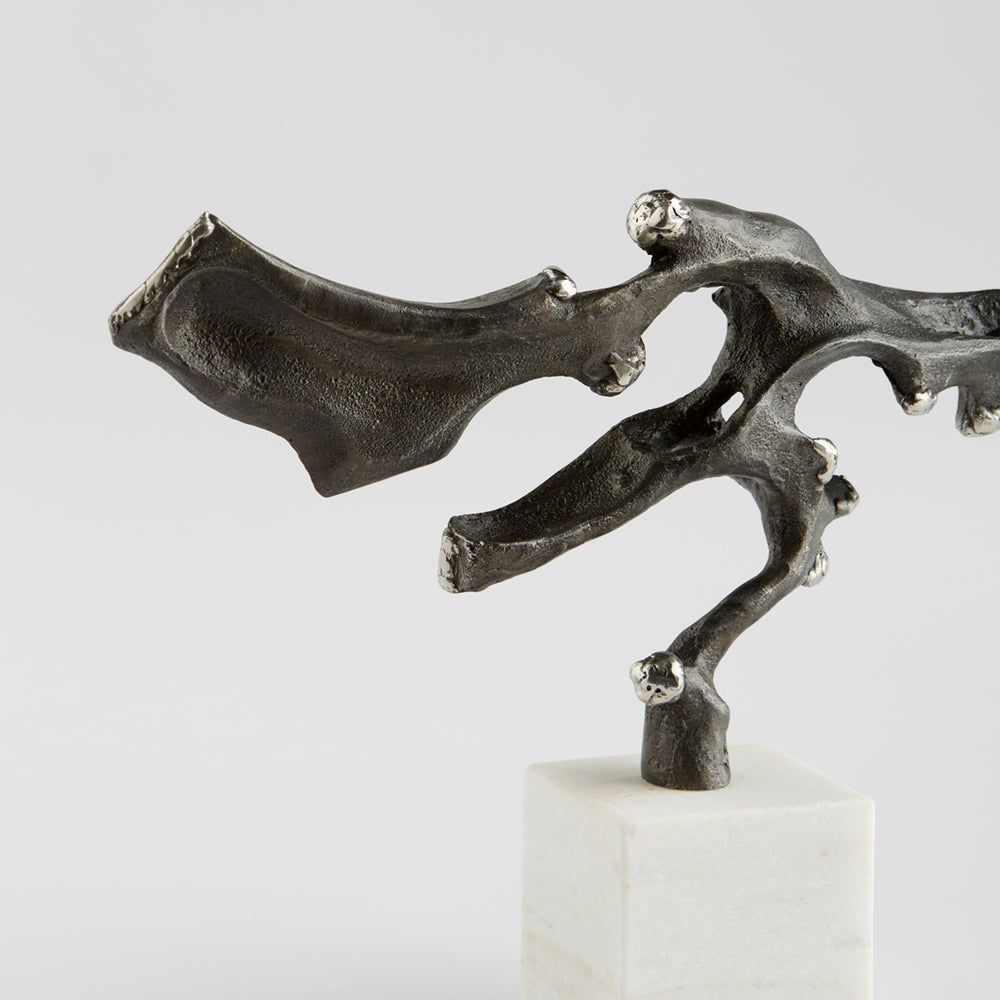 Rivulet Sculpture | Bronze | White