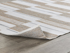 Indoor/Outdoor Colton Stripe Rug in Ivory/Multi 8'x10'