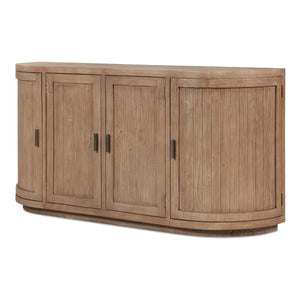 Nicola Sideboard in Reclaimed Pine with Curved Doors