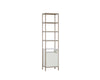 Ambrose Modular Bookcase - Small - Champagne Gold - Cream