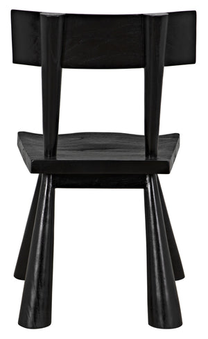 Gilbert Sungkai/Mindi Chair in Charcoal Black