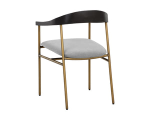 GIORGIO DINING ARMCHAIR - POLO CLUB STONE
