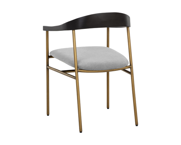 GIORGIO DINING ARMCHAIR - POLO CLUB STONE