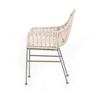 Bandera Dining Chair W/ Cushion In White