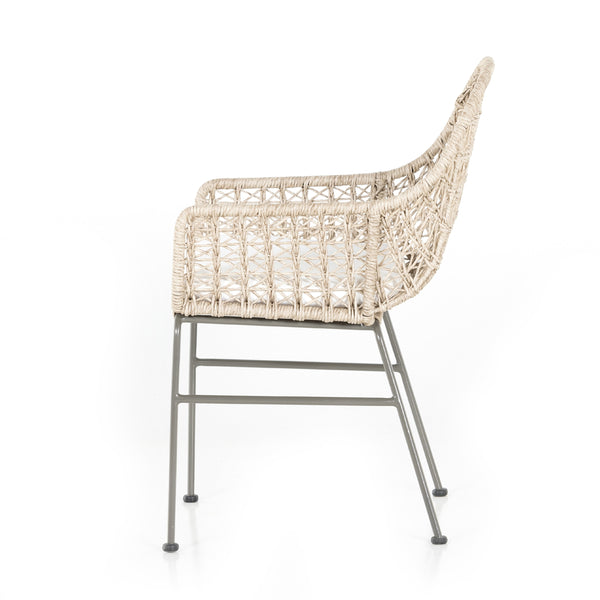 Bandera Dining Chair W/ Cushion In White