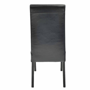 Valencia Leather Chair In Black
