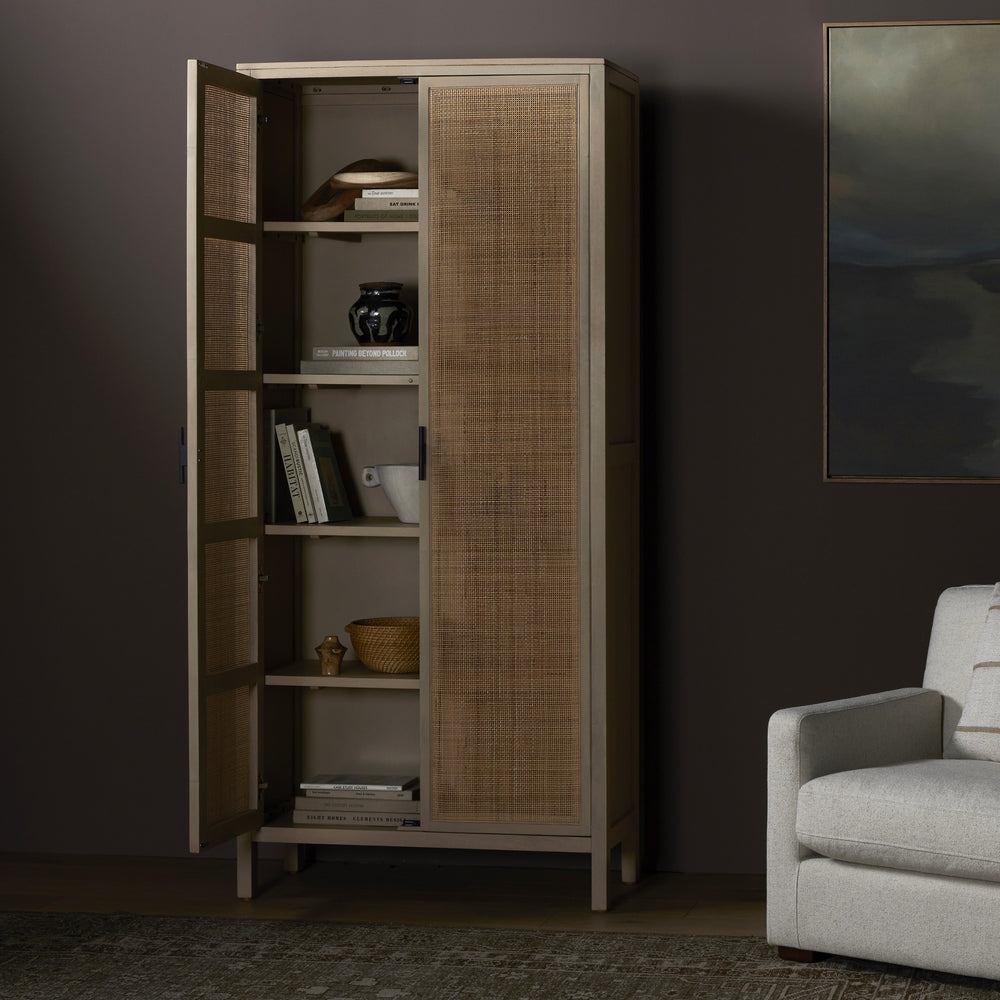 Caprice Tall Cabinet In Natural Mango