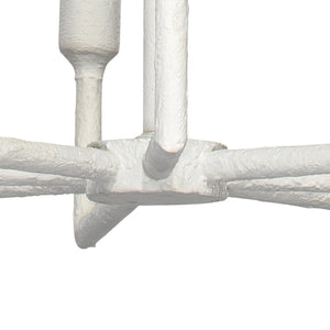Park 8-Light Gesso Chandelier