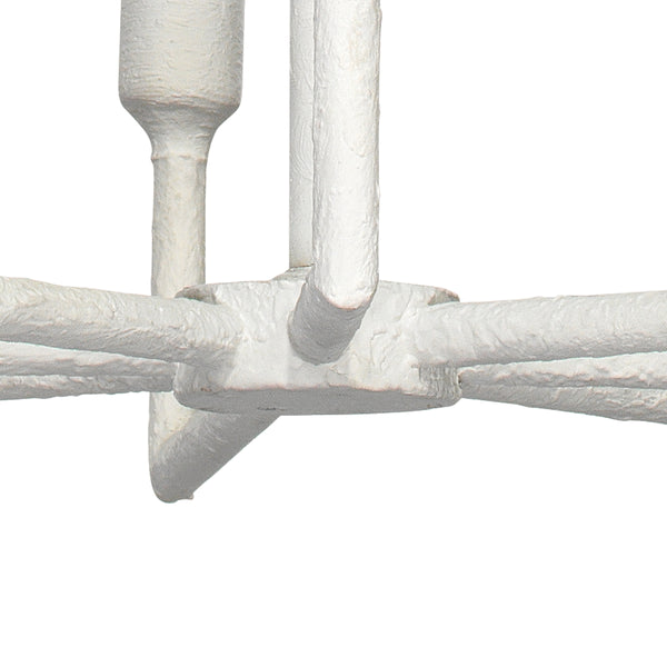 Park 8-Light Gesso Chandelier