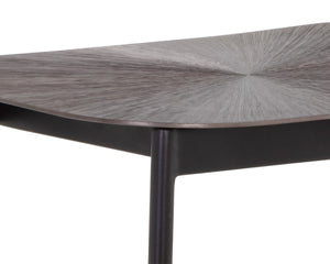 KEANU DINING CHAIR - GUNMETAL