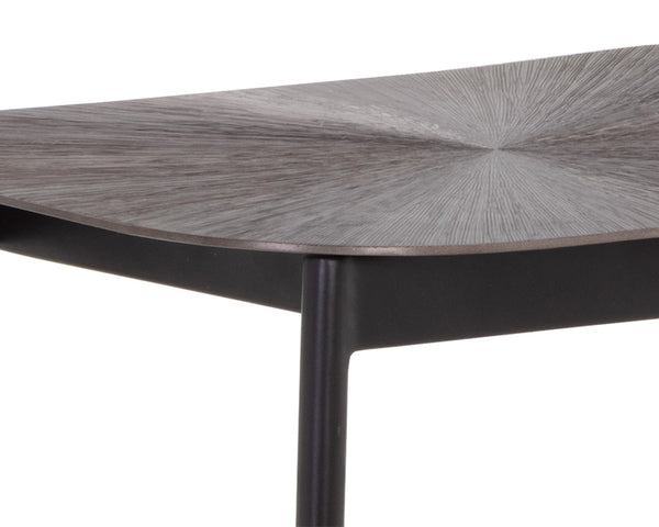 KEANU DINING CHAIR - GUNMETAL