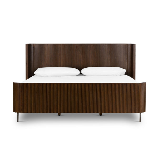Fletcher Bed In Terra Brown Oak In King