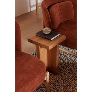 Moe's Folke Side Table Natural Solid Oak