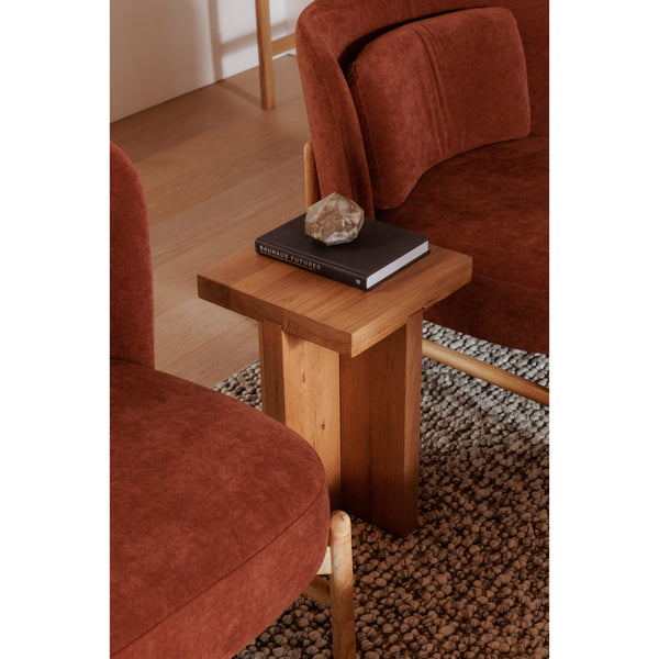 Moe's Folke Side Table Natural Solid Oak
