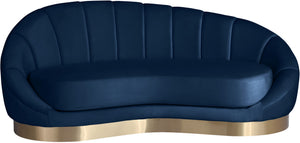 Jesse Chaise In Navy Velvet