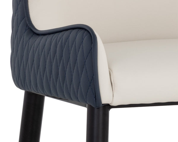 GIANNI COUNTER STOOL - DILLON CREAM / DILLON THUNDER