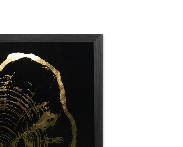 TIME LINES (SET OF 4) - 30" X 30" - CHARCOAL FRAME