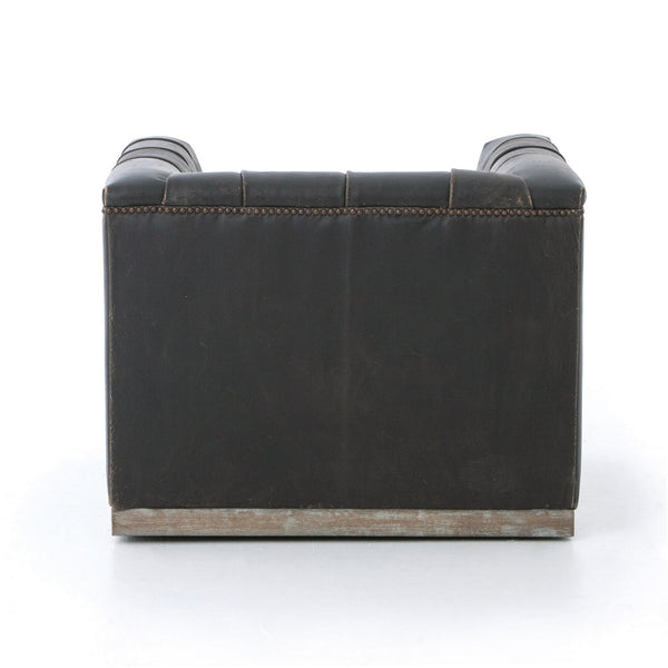 MAXX SWIVEL CHAIR-DESTROYED BLACK