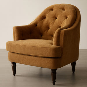 Moe's Pandora Accent Chair in Ginger Brown