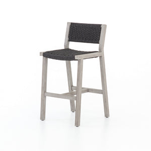 Delano Outdoor Bar Stool-Grey