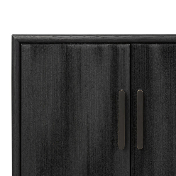 Rosenell Media Console - Black Paper Cord