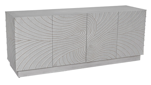 Cavalier Mahogany and Veneer Sideboard in White Wash Finish