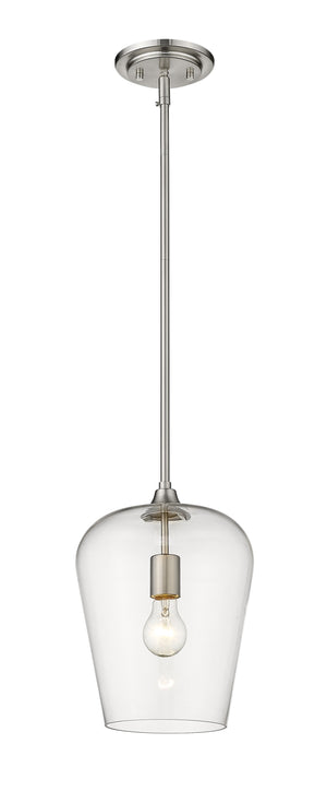 Joliet 1 Light Pendant in Brushed Nickel Finish