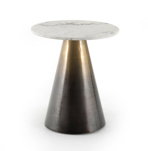 Armon End Table In Ombre Antique Brass