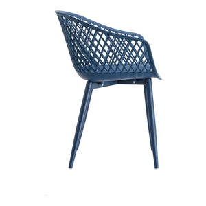 Moe's Piazza Outdoor Chair Blue - Set of Two