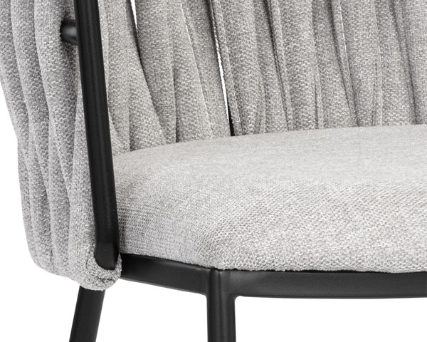 Sarai Dining Armchair - Belfast Heather Grey