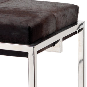 Shelby Hide Bar Stool, Espresso