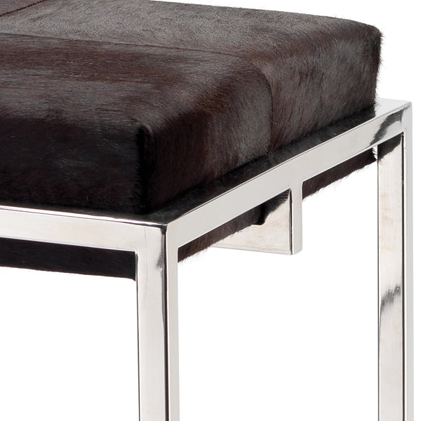 Shelby Hide Bar Stool, Espresso