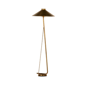 Egon Floor Lamp In Antique Brass Iron