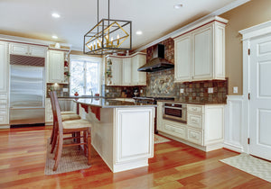 Euclid 10 Light Island/Billiard in Olde Brass + Bronze Finish