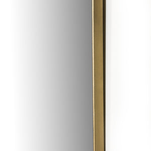 Jacques Mirror In Antique Brass